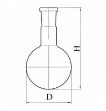 Колба круглодонная со шлифом К-1-10000-45/40, ТС