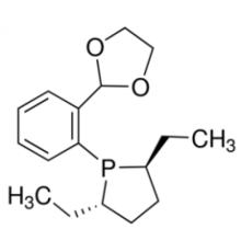 (2S,5S)-1-(2-(1,3-диоксолан-2-ил)фенил)-2,5-диэтилфосфолан, 97%, Acros Organics, 100мг